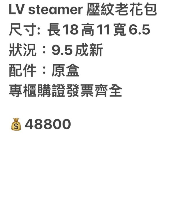 LV steamer 壓紋老花包：圖片 2