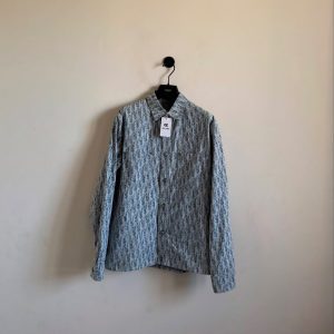 Dior 滿印牛仔襯衫