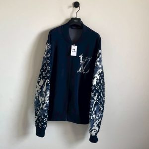 LV 手臂滿印針織夾克
