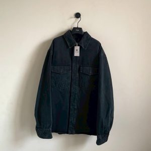 LV 水洗浮雕牛仔外套